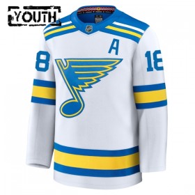 Lasten NHL St. Louis Blues Pelipaita 2025-26 Fanatics Premium Robert Thomas Vieras Valkoinen